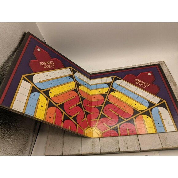Clever Endeavor Game Board Replacement Board Only And Instructions Rules 1989 - Picture 4 of 5